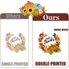 Thanksgiving Fall Window Clings Decorations, 10 Sheets Thanksgiving Window Stickers for Kids Home Office Classroom Party Glass Windows Double Sided
