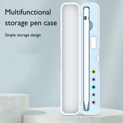 Caixa de Armazenamento de Lápis Portátil ABS Silicone Estojo Estojo para Acessórios de Lápis Tampa Plástica para Apple Pencil Suporte para Ponta de Caneta
