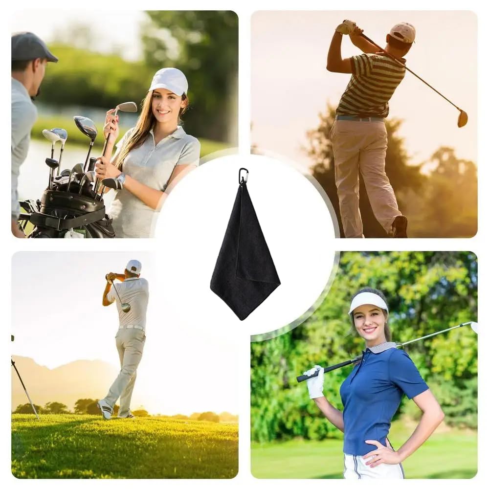 XIANFQNKJ Golf Towel Set of 2, Ball Wipe for Golf,