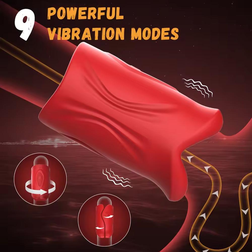 Bluetooth Penis Vibrator for Men Masturbator Sex Machine Penis Delay Trainer Cock Ring Glans Massager Male Sex Toys for Adult