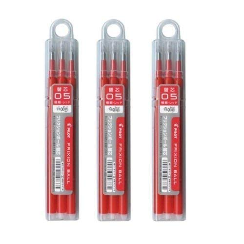 Pilot Frixion Ball 0.5mm Refill Red 3 Pieces Set of 3