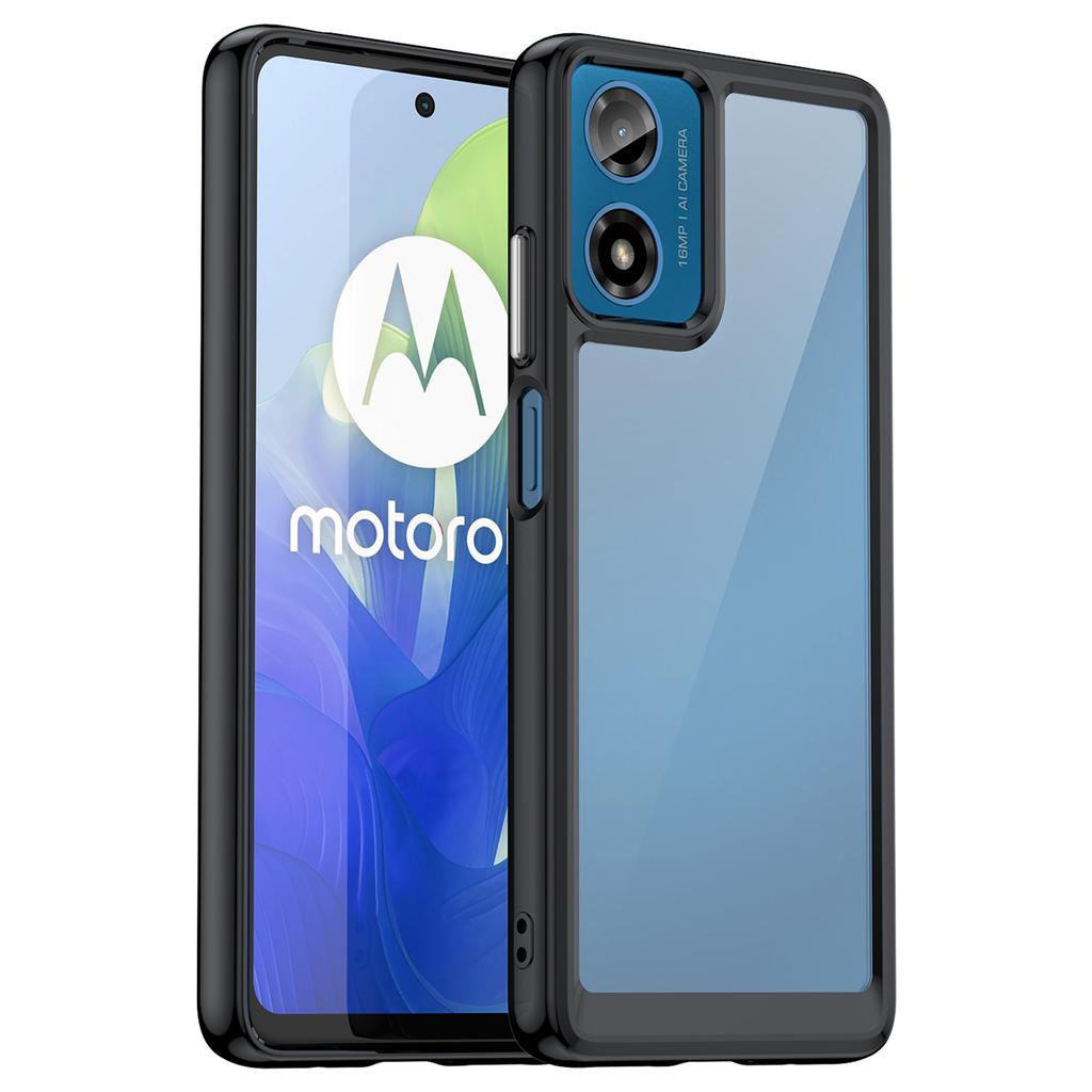 For Motorola Moto E14 4G/G04 4G/G04s 4G/G24 4G Case TPU+Acrylic Drop-Proof Phone Back Cover