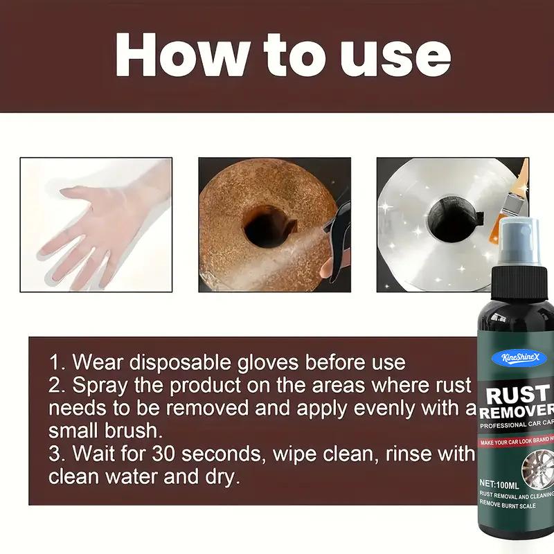 3 Flaschen Effektiver Rostentferner Allgemeiner Metallrostentferner und Schutzspray Anti-Oxidation von General Motors