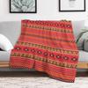 Traditional Weaved Igorot Philippines Tribal Pattern Throw Blanket Luxury Throw Sofa Bed Hairys Comforter Blankets