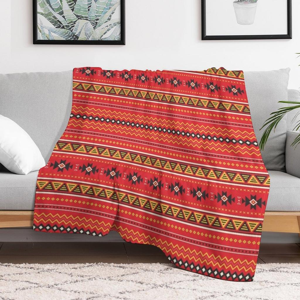Traditional Weaved Igorot Philippines Tribal Pattern Throw Blanket Luxury Throw Sofa Bed Hairys Comforter Blankets