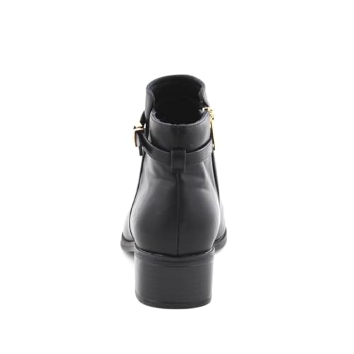 Himiko Water-Resistant Belt-Design Rain Boots/634401/Black 215