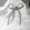 Rhinestone Bowknot Clips Crystal Accessories Fashion Brooch Pins  Girls