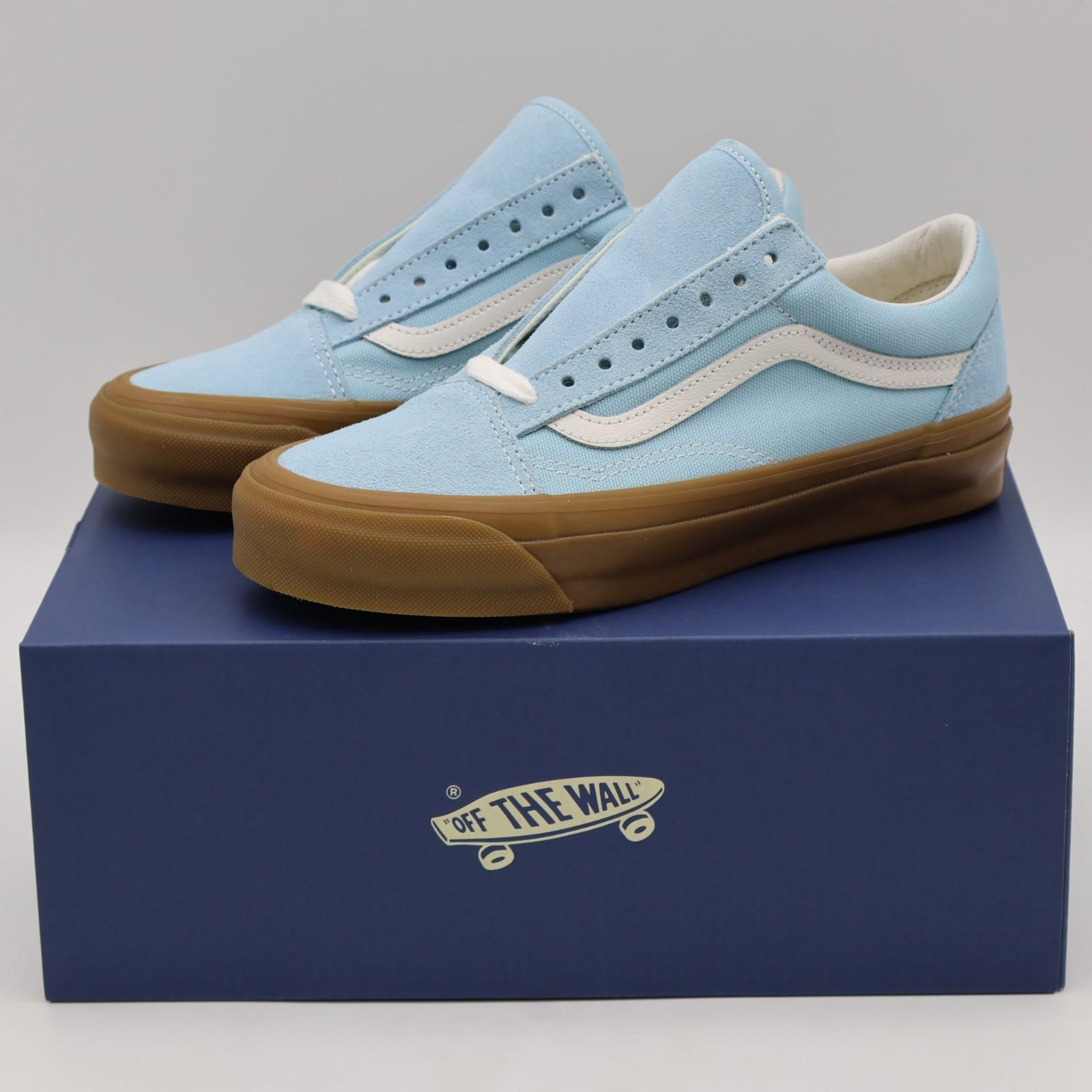 VN000D56CAU Vans Premium Old Skool Gum Crystal Blue (Мужской) 6.5