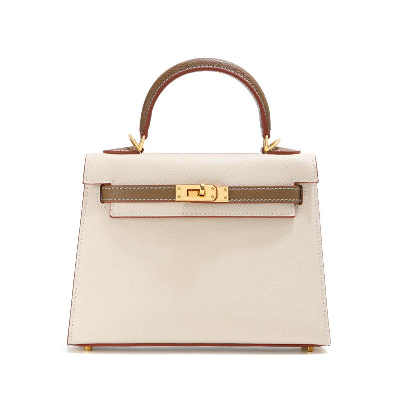 The second generation KL messenger bag light luxury cowhide high-end leather women's commuting versatile fashion shoulder handbag bag