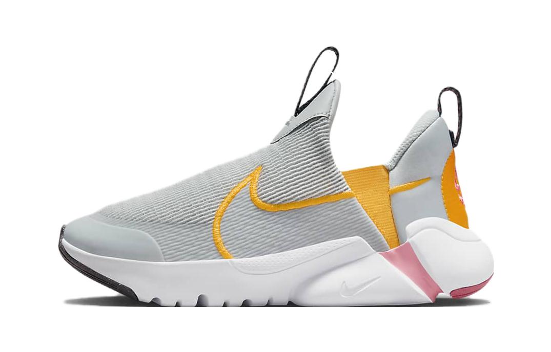 

Nike Flex Plus 2 Slip Resistant Cushioning Abrasion Resistant Breathable Low top Kids Running Shoes Gray Orange DV9000-004 32