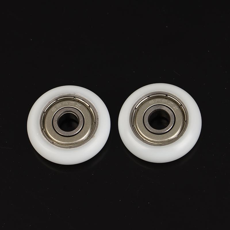 2 stk 6*25*7Mm Sfærisk overflate Gummibelagt Lagerhjul Pom Innpakket Lagerhjul Plastlagerhjul Møbelbeslag
