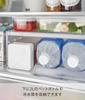 Yamazaki Jitsugyo 8065 Telescopic Refrigerator Storage Rack, White, Approximately W30-45.5 X D20 X H12.6cm, Tower, Width and Height Adjustable,
