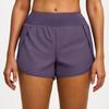 Fake Two-piece Sports Shorts Women's Anti-light Side Pockets Loose Running Fitness Yoga Shorts