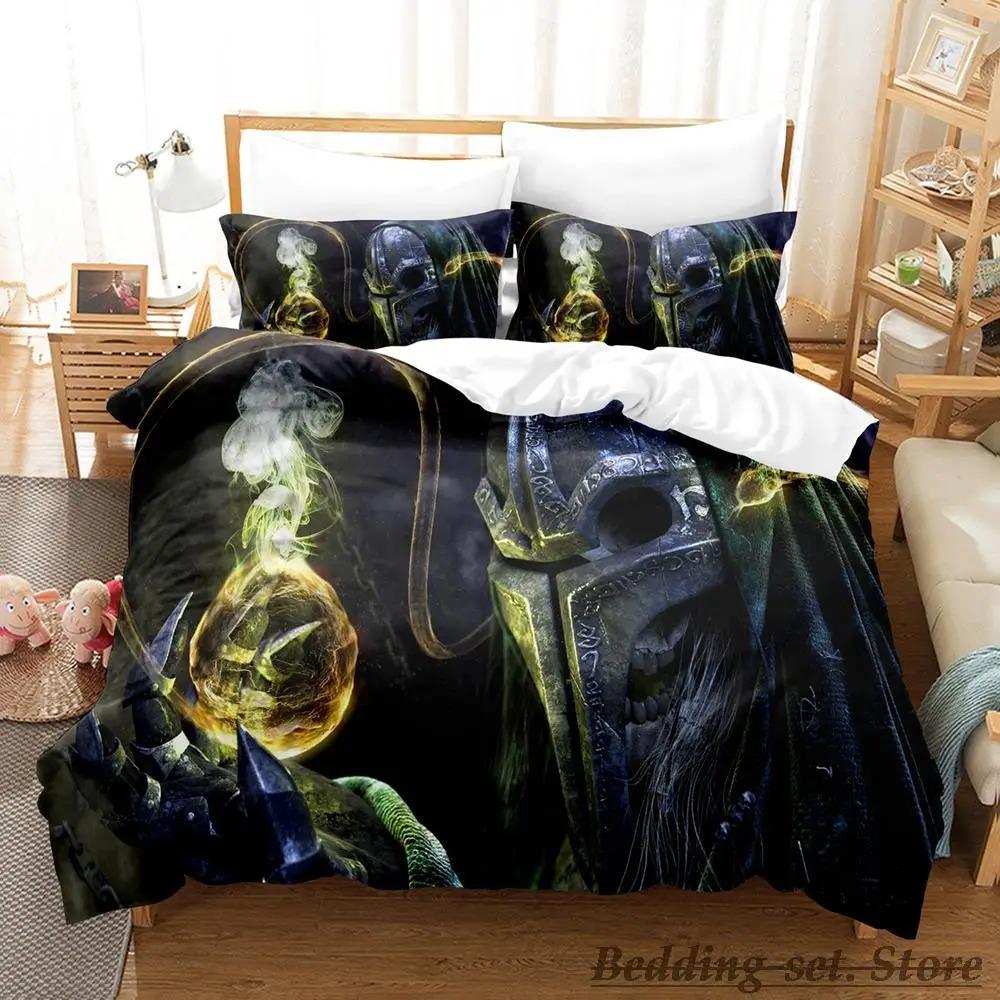Comfortable Anime Print Bedding Set With Duvet Cover And Pillowcases Single Twin Full Queen King Sizes For All Ages