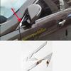 For Kia Sportage R 11-2016 Chrome Steel Front Window Triangle Cover Trim 4PCS