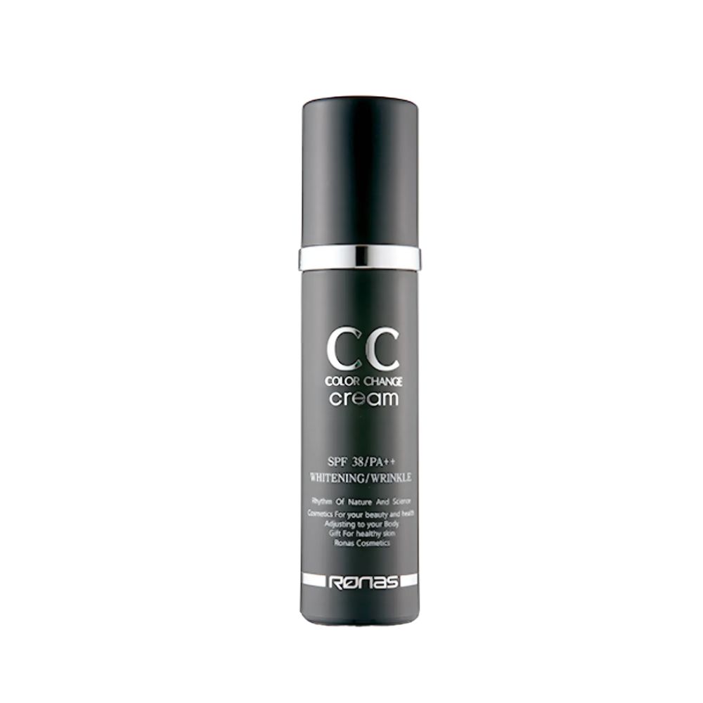 RONAS CC Cream 50ml with Micro Color Capsules for Intelligent Color Correcting and Hydrating Brightening Shield