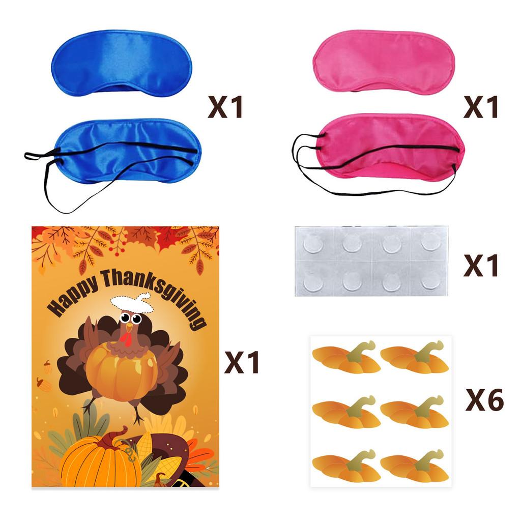 Halloween Christmas Thanksgiving Childrens Poster Game Wall Sticker For Party Decoration And Games