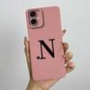 Case For Samsung A07 Cute Lover Letters Soft Phone Back Cover For Galaxy A07 4G Full Protection Liquid Silicone Shockproof Funda