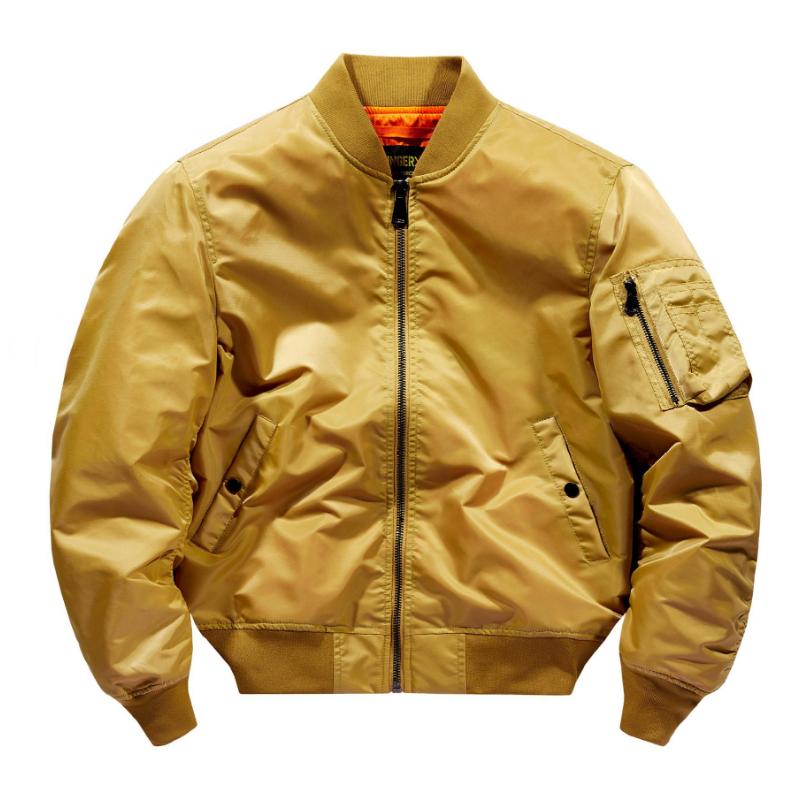 Men's Autumn and Winter Plus-size Stand Collar Flight Suit Coat Fashion Light Version Jacket Fashionable Baseball Uniform