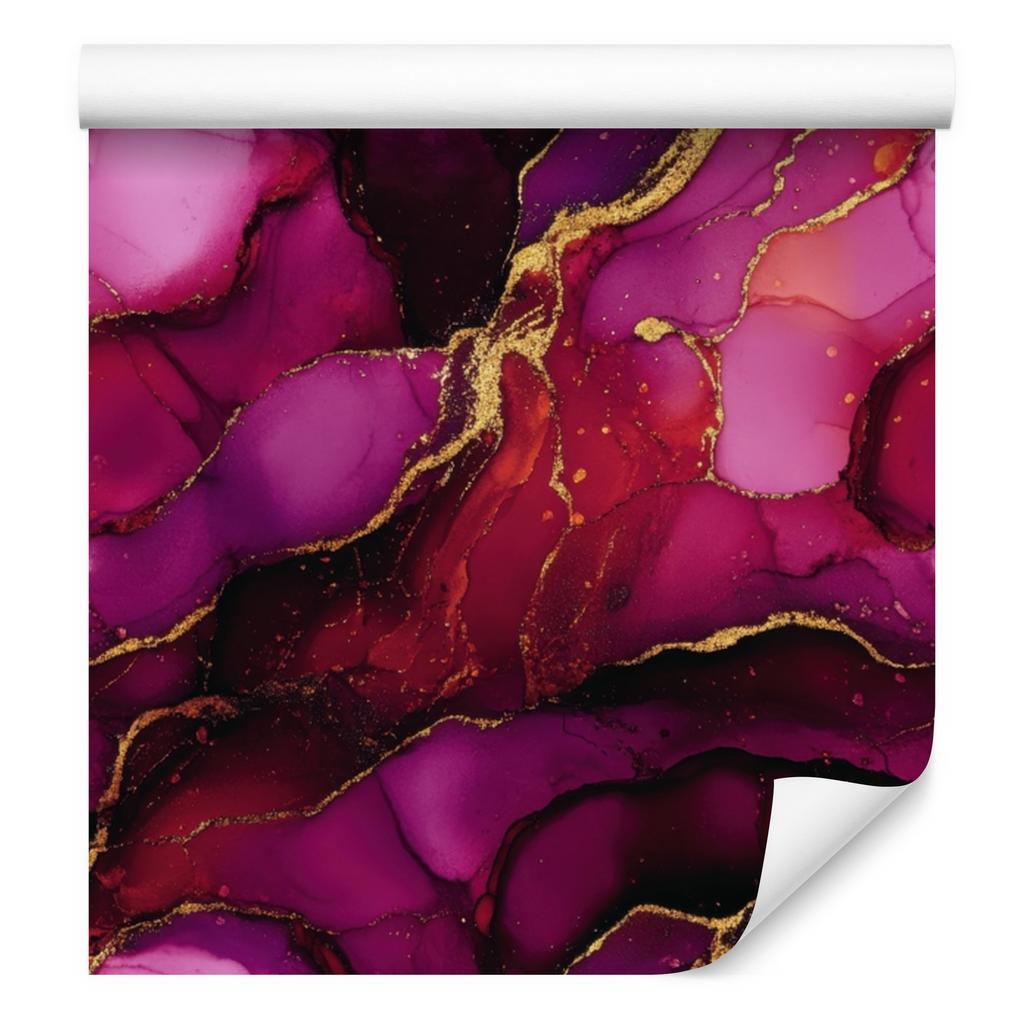 Ink wallpaper burgundy, purple, pink and black 50x1000