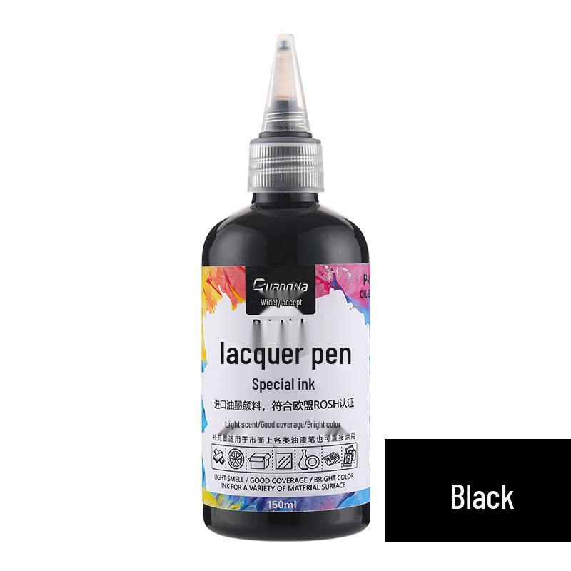 Oil-Based Colored Paint Marker Refill, 150ML Waterproof Ink