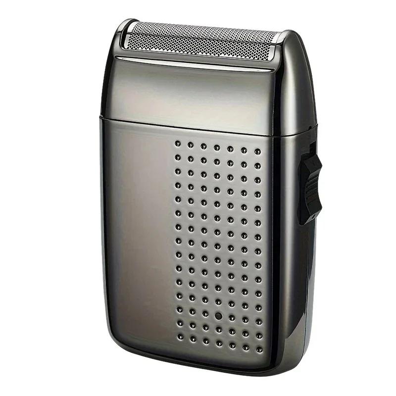 

1 Мужская электрическая бритва и триммер для бороды - Портативная USB-перезаряжаемая машинка для стрижки волос, Идеальный пасхальный подарок для него. золотой