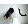Handmade Cosplay Gothic Lolita Angel Wings Hairpin Demon Headdress Harajuku Horns Embroidery Feather Hair Clip Anime Accessories