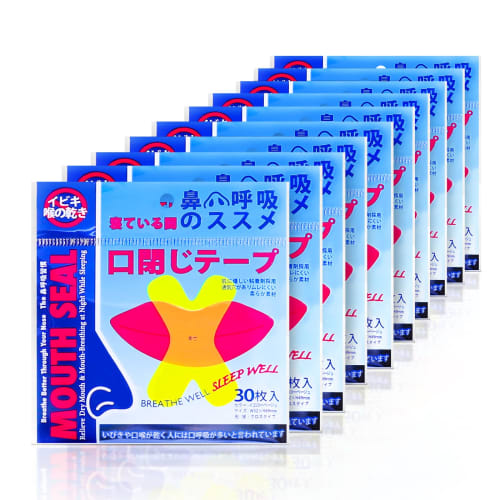 Large Capacity (300 Uses) Hosfaton Mouth Tape, Anti-Snoring Aid, Reduces Snoring, Promotes Nasal Breathing, Improves Sleep Quality, and Prevents Dry T