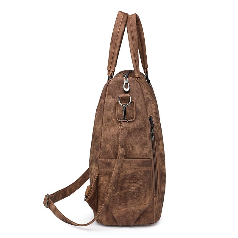 Multifunkční batoh dámský měkká kůže taška přes rameno kabelka