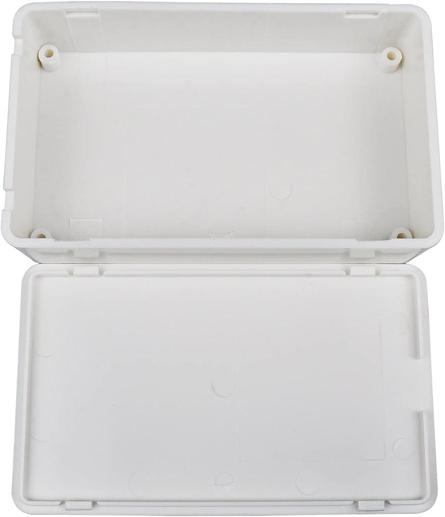 GTIWUNG ABS Plastic Electrical Project Box Enclosure Case Junction Box Connection Box ABS Waterproof Box White 100 x 60 x 25mm 6-Pack