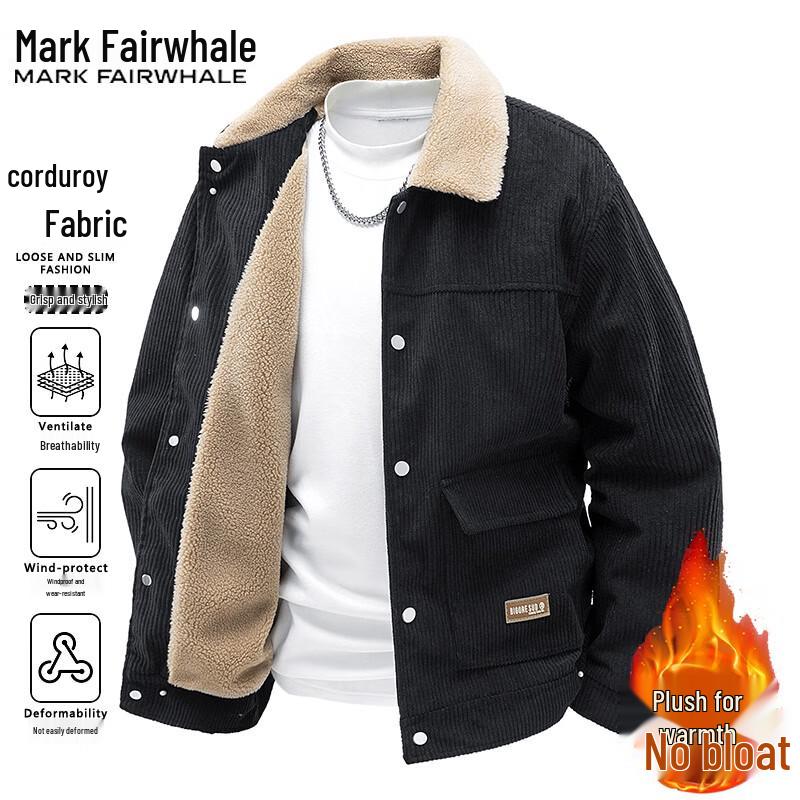 Mark Huafei Men's Casual Lapel Jacket