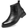 Men's Genuine Leather Boots High Quality Men Working Boots Brand Designer Men Casual Shoes British Style Ankle Botas Para Hombre