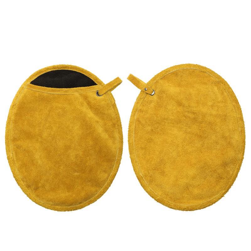 Heat Resistant Oven Mitts With Insulated Pad Camping Grilling BBQ Outdoor Cooking Fireproof Leather Gloves