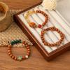 Natural Sandalwood , New Chinese Wooden Cultural Play , Temple Scenic Men's and Women's Mahogany 