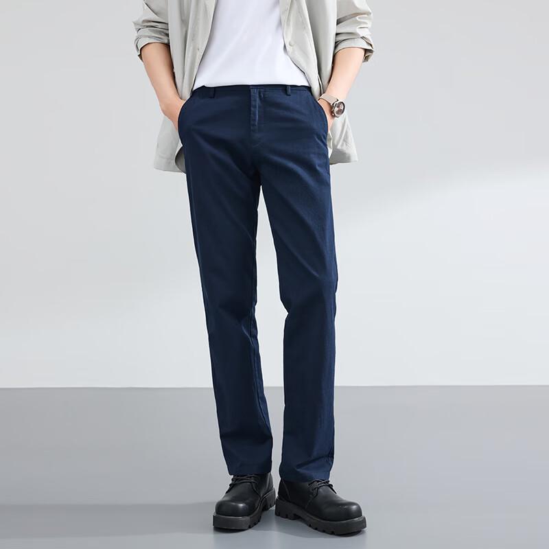 PLAYBOY Men s Cotton Linen Blend Summer Casual Pants 30