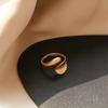 YOBEST New Fashion Gold Color Simple Open Rings For Women Punk Vintage Geometry Matte Finger Ring Jewelry