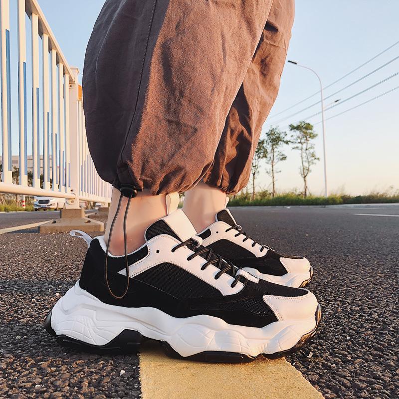 Fashion 2024 Autumn New Korean Version Trend Sports Shoes Men's Fashion All-match Comfortable Platform Outdoor Casual Shoes Men21