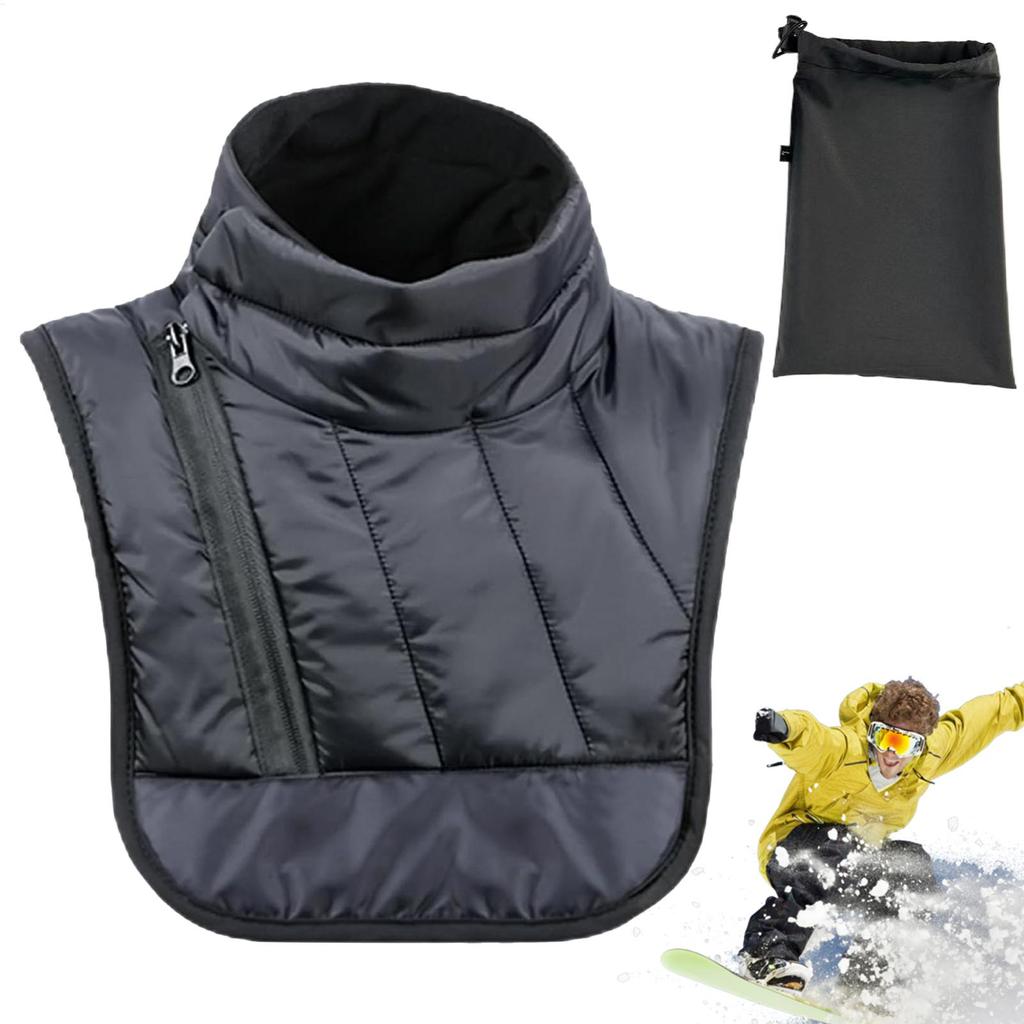 Multifunctional Neck Warmer Gaiter with Storage Bag for Men & Women, Windproof Winter Scarf for Motorcycle Riding & Outdoor