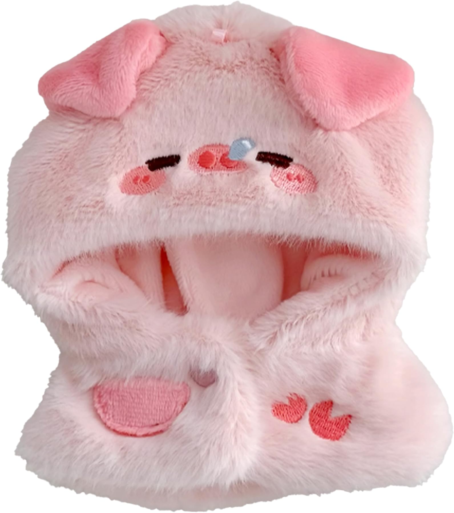 

Fluffy Animal Kigurumi (10cm) Pig Plush Clothes Kigurumi Accessories Otaku Doll Mascot Kpopdoll Costume [Used]