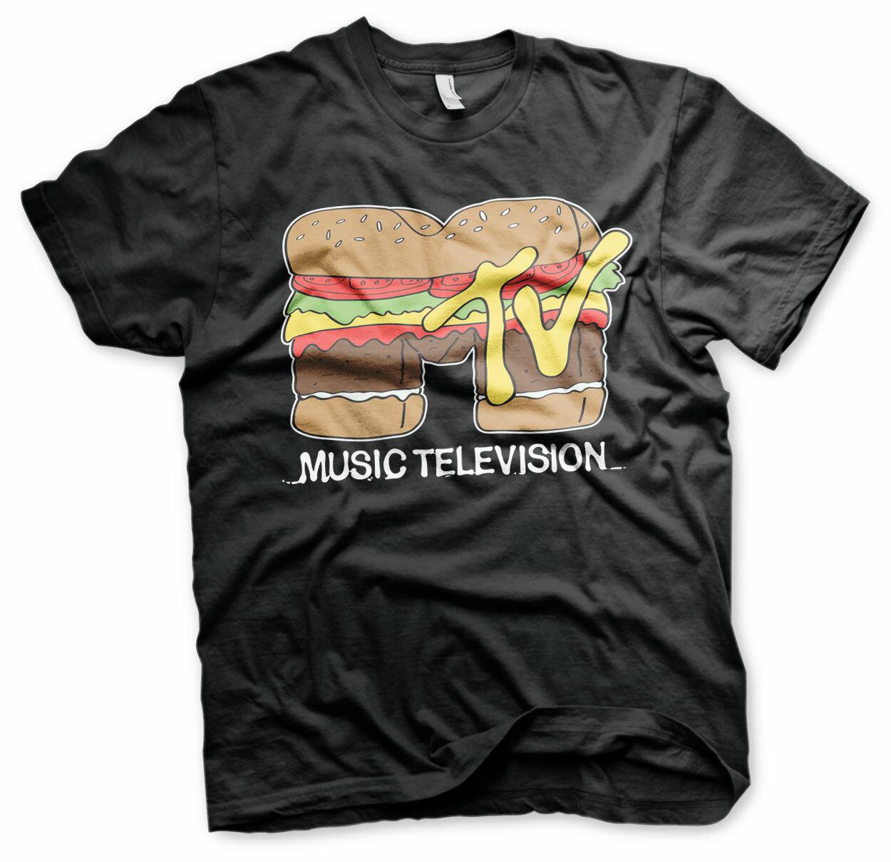 Officially Licensed MTV Hamburger Men S T-Shirt S-XXL Sizes M