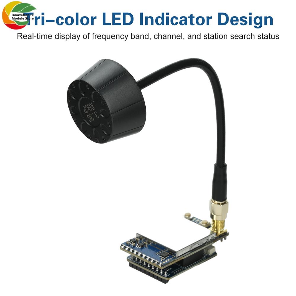 VRX-3301 3.1-3.7 GHz Bandwidth Video Input Module VRX Video Transmission Receiver Module FPV Video Analog Receiver 64-Channe