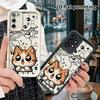 Phone Case: 2D flat, fits Samsung Galaxy A34 A35 M05 M06 S20 S22 S21 FE Plus 5G, orange and white little orange cat, perfect holiday gift for Christma