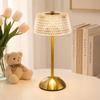 Retro Crystal Rechargeable Desk Lamp - CE Certified Night Light Atmosphere Lamp