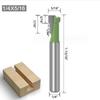 1/3 pz 1/4 pollice 6 mm gambo T slot router bit bullone esagonale foro chiave foro chiave lavorazione del legno fresa fresa finale