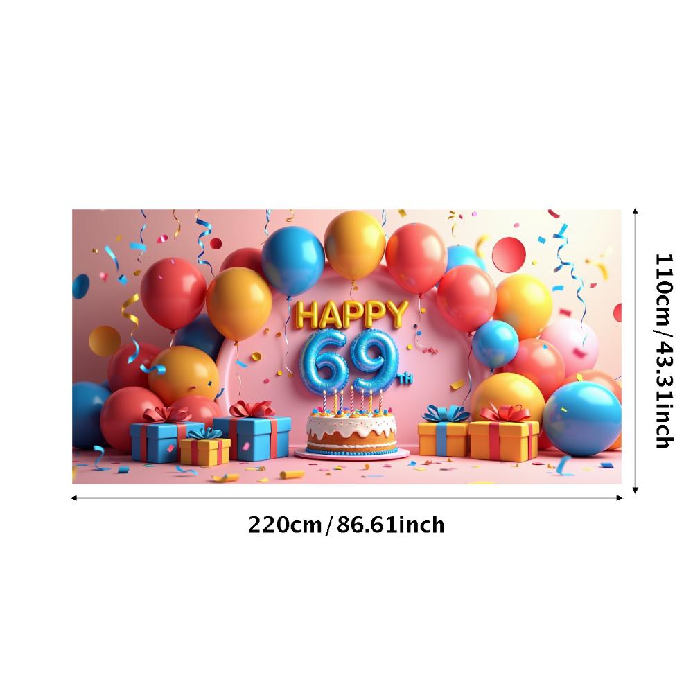 Photography Props Large Celebration Background Birthday Decorations Birthday Banner For Party Supplies Photography Family