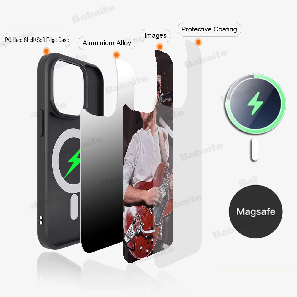 Singer N-Niall H-Horan Phone Case Magnetic Case For IPhone 16 14 13 12 11 15 Pro Max Plus For Magsafe Wireless Charge Cover