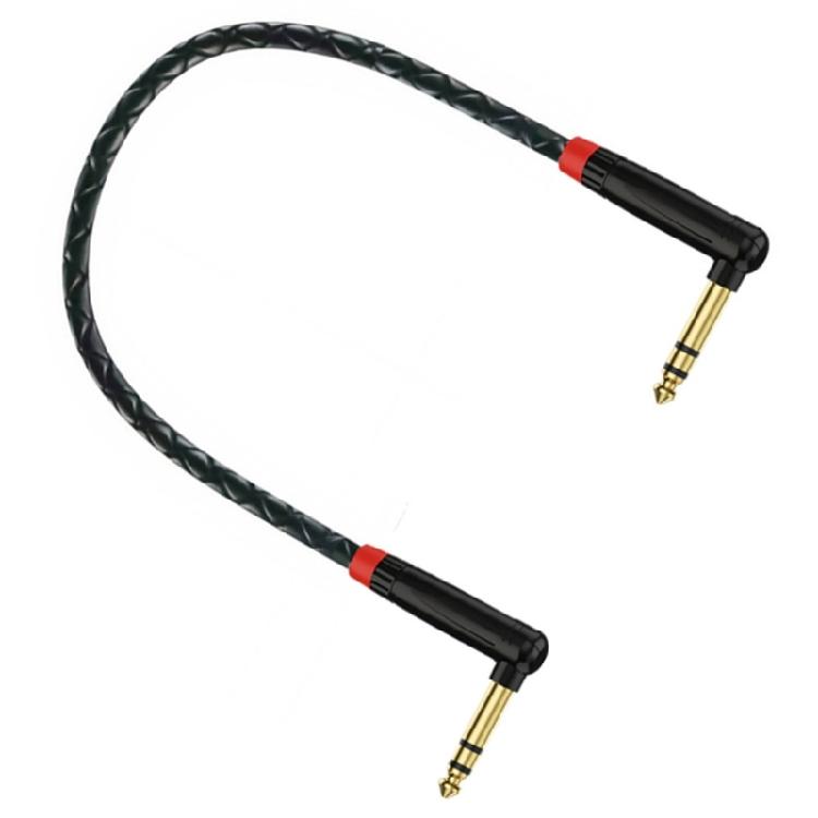 1/4inch Guitar Instrument Cable 6.35mm (1/4) to 6.35mm (1/4) Stereo Sound Cable Male to Male Cable for Electric Guitar