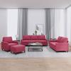 VidaXL Sofa Set with Cushions 4 Pcs, Sofas with Armrests, Furniture Set with Footrest Living Room, 3201490