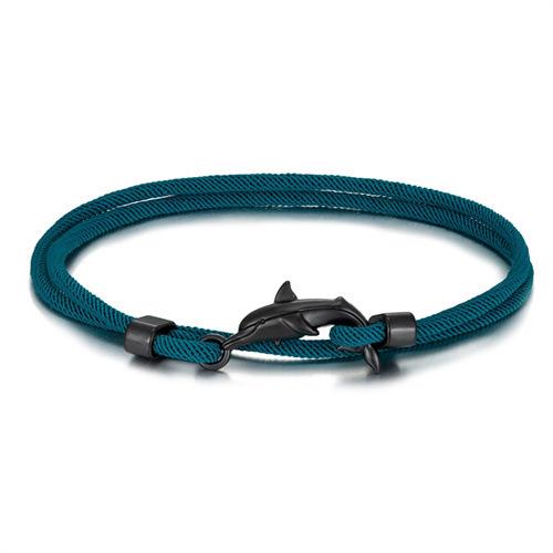 Black Cute Little Dolphin Hand Rope Small Fresh Animal Color Multi-Layer Adjustable Men'S And Women'S Bracelets