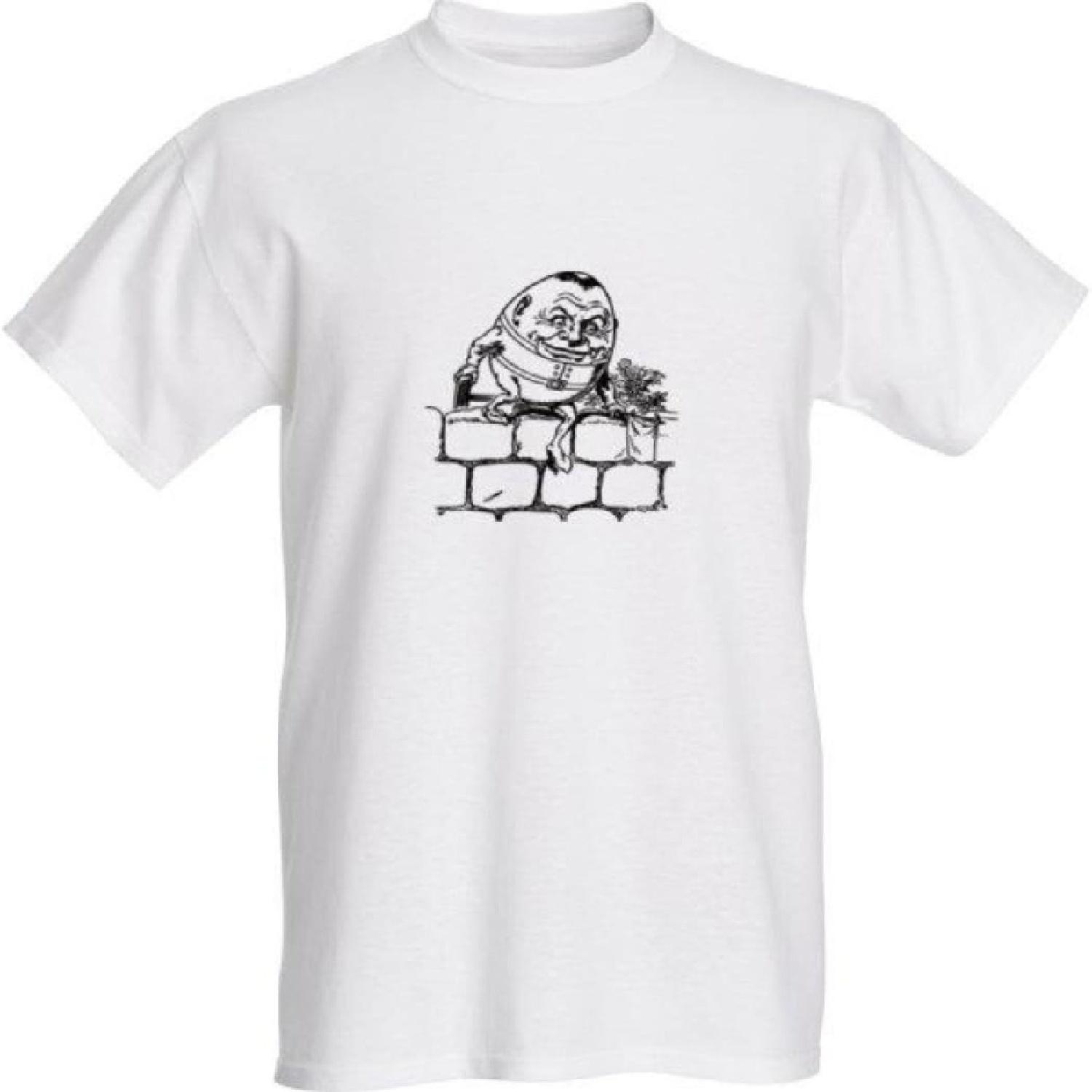 

Classy Canuck Humpty Dumpty Sketch T-Shirt XXXXXL білий